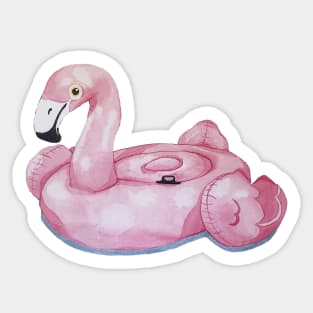 Frankie the Flamingo Sticker